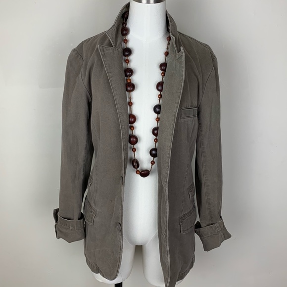 H&M Jackets & Blazers - H&M Tan Two-Button Faded Casual Blazer